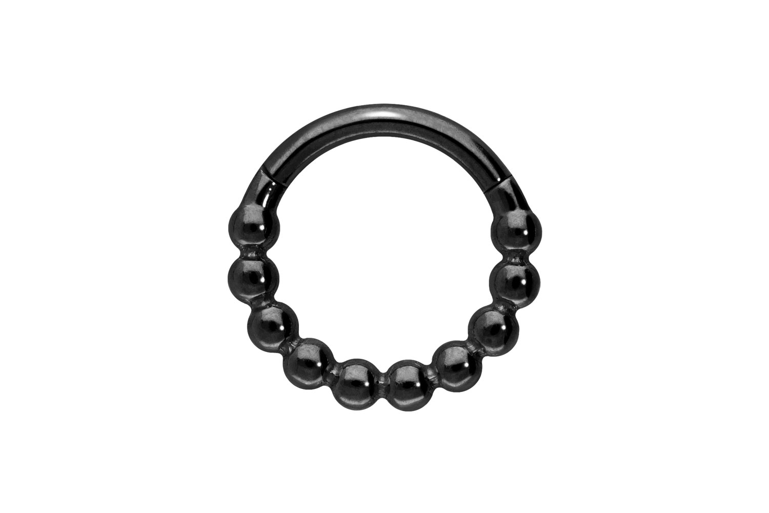 Titan Segmentring Clicker Piercing KUGELN